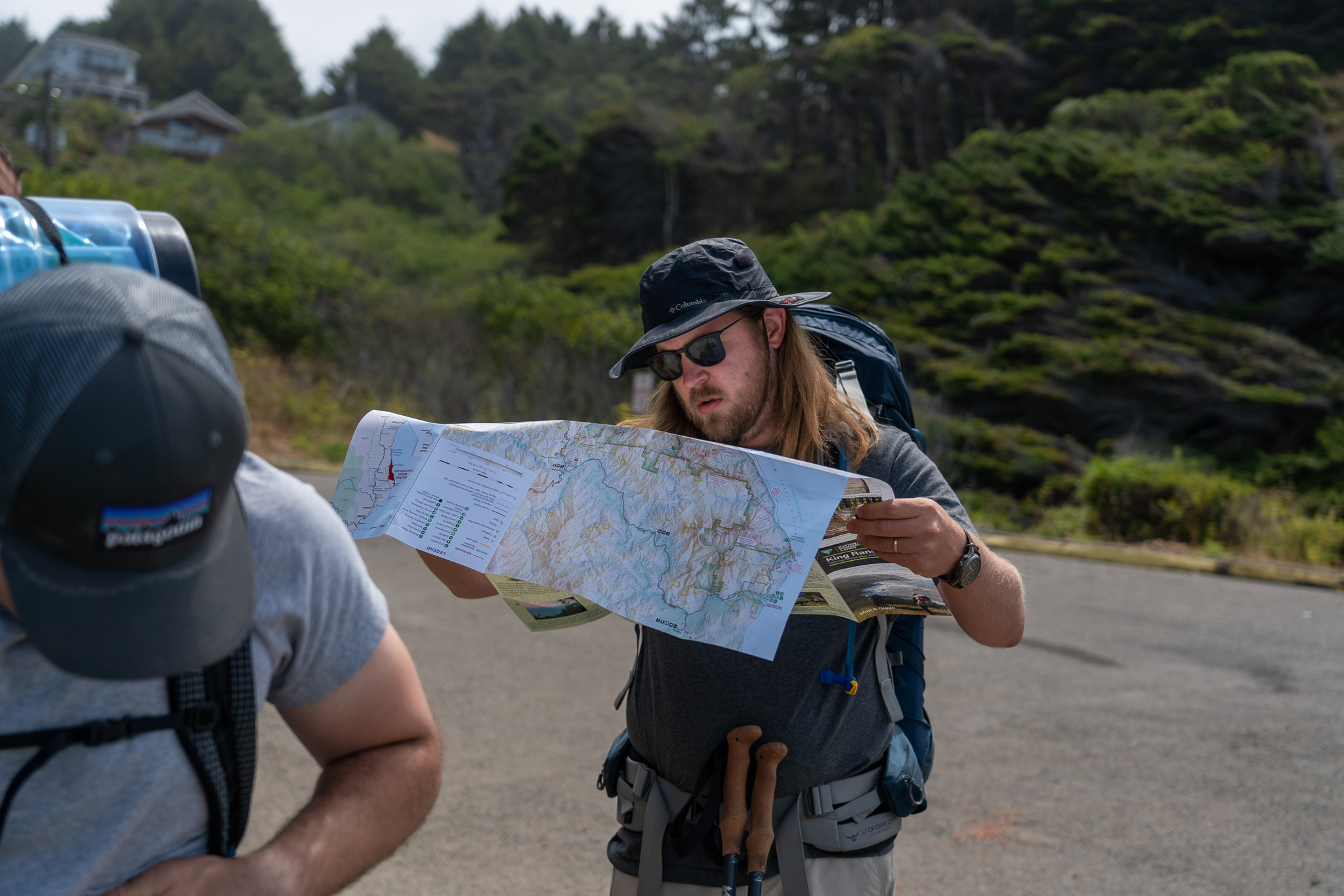 Chad looking at the map