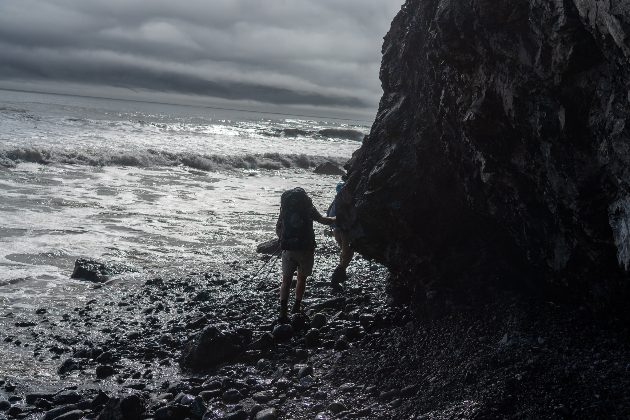 Running around rocks